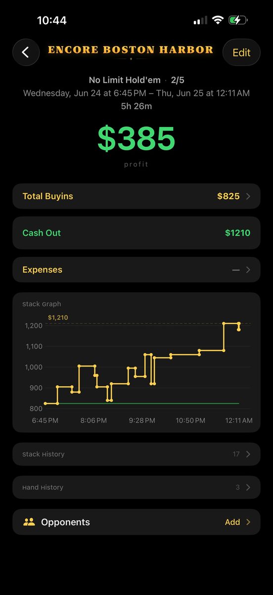 Stoic Edge Poker screen
