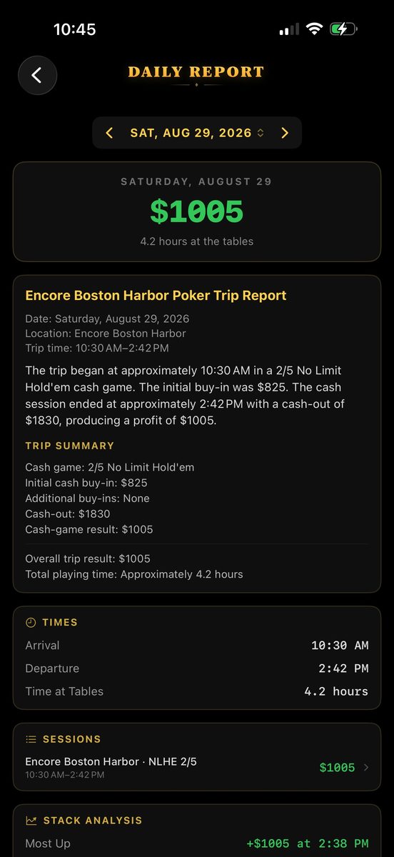Stoic Edge Poker screen