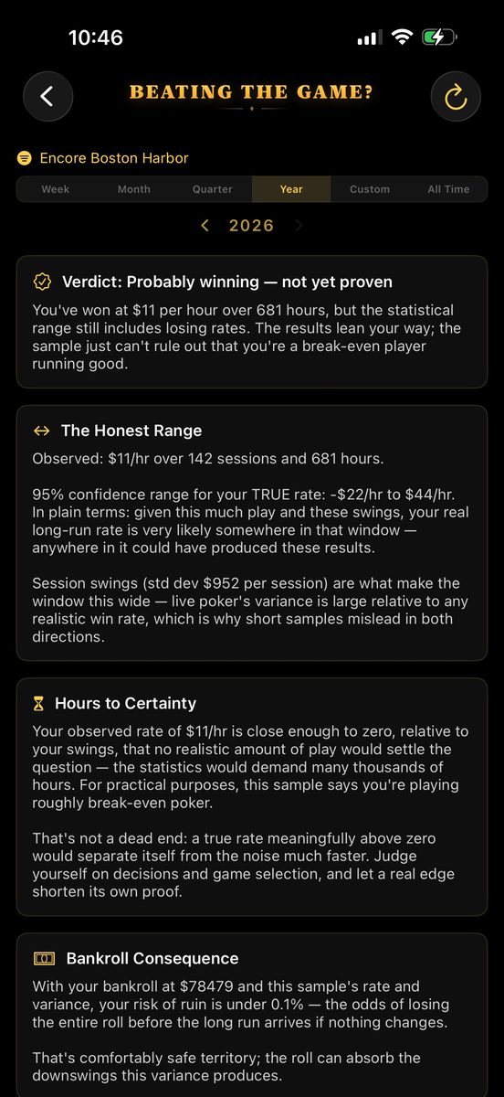Stoic Edge Poker screen