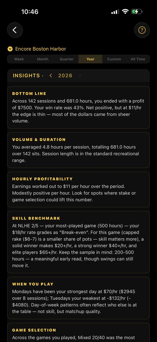 Stoic Edge Poker screen