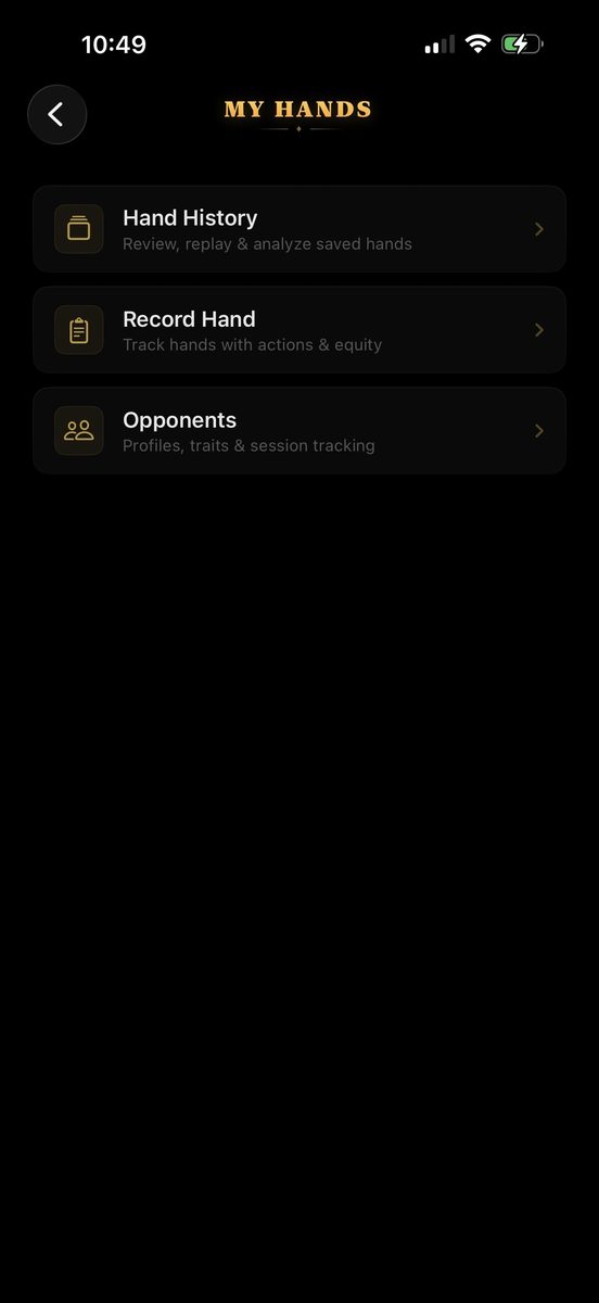 Stoic Edge Poker screen
